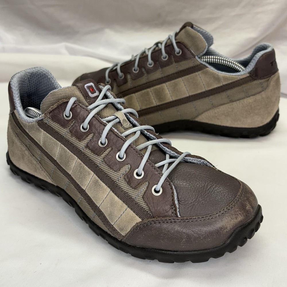 VTG Tsubo Leather Suede Walking Trail Sneaker Women US 9 EU 39 Driving Shoes Y2K
